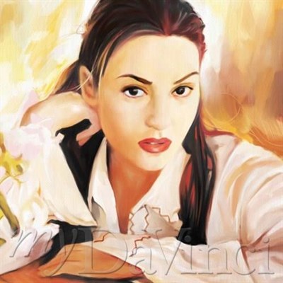 Kate Winslet Oil Painting Giclee - myDaVinci